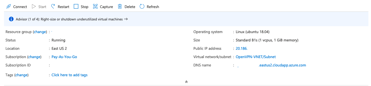 Spinning up an Azure OpenVPN Server for MTG: Arena