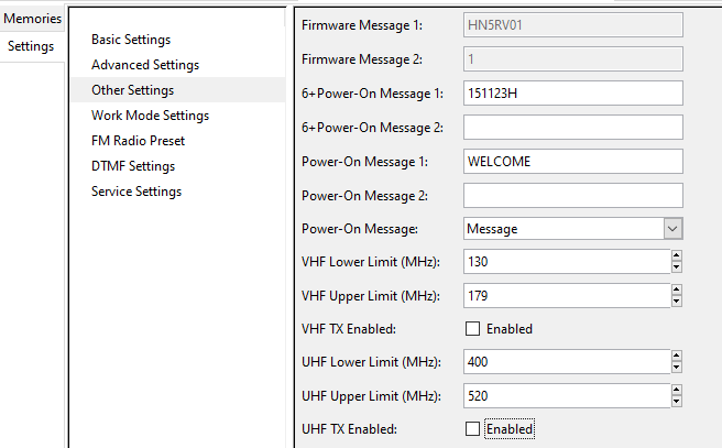 chirp programming duplex