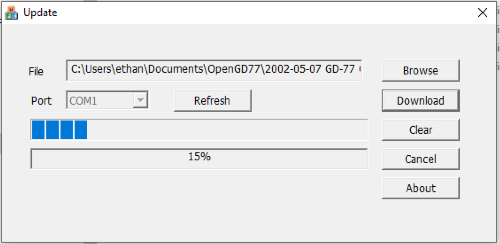 Upgrading the GD-77 to the OpenGD77 Firmware