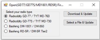 Upgrading the GD-77 to the OpenGD77 Firmware